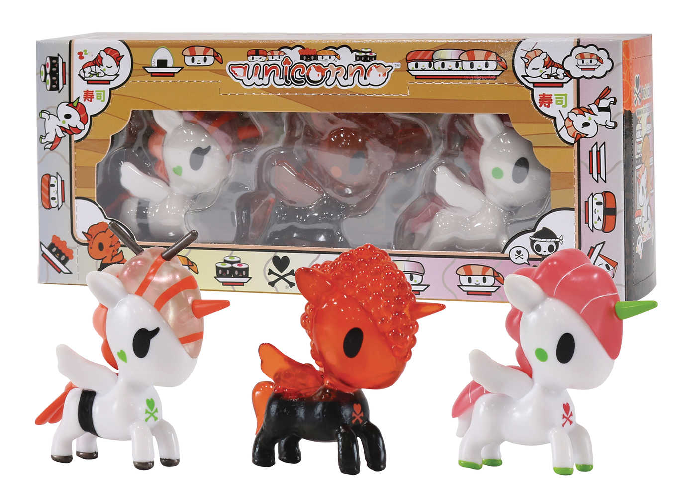 Tokidoki Sushicorno 3 Pc Boxed Set 