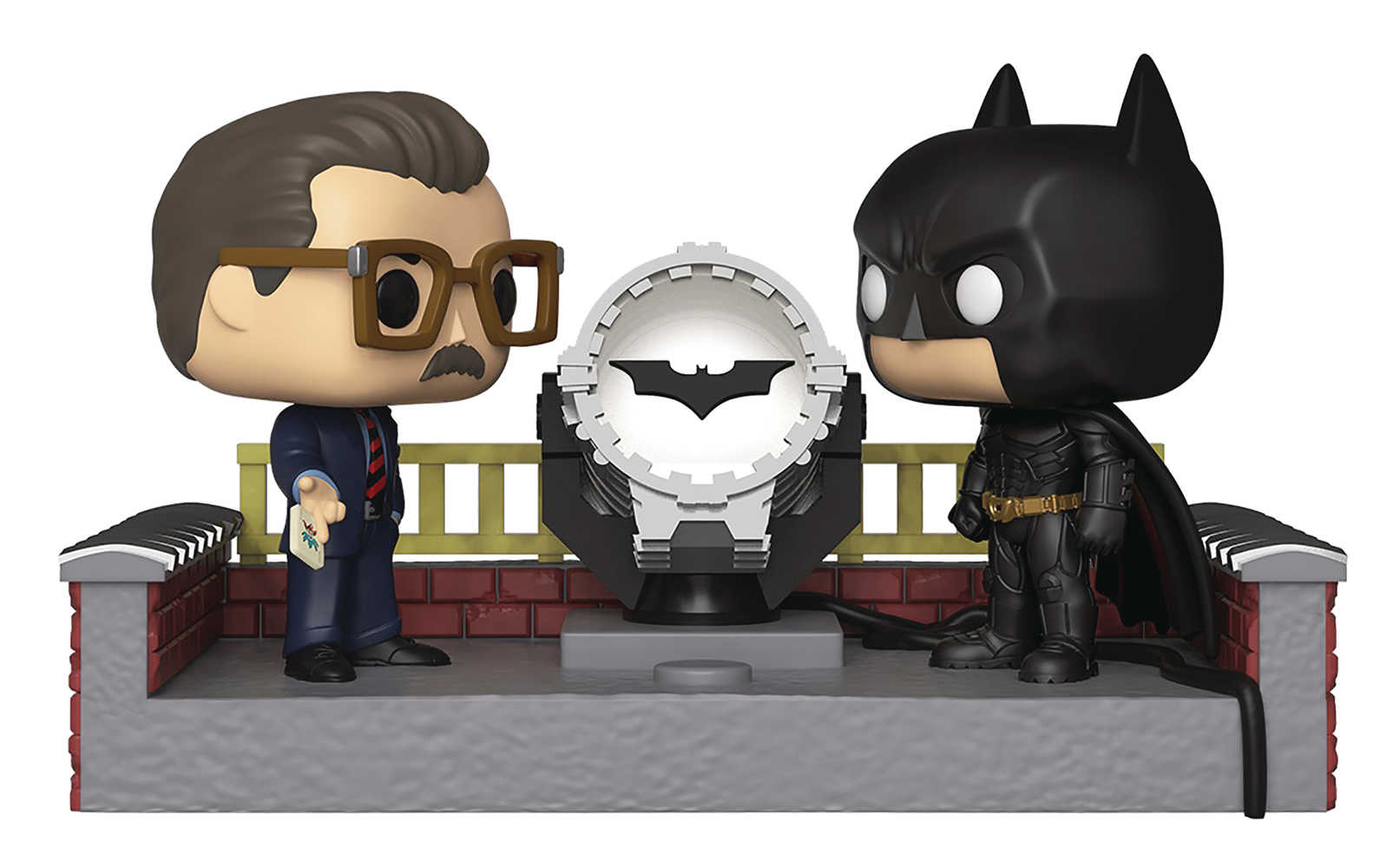 Pop Movie Moment Batman 80 Th Light Up Bat Signal Vinyl Figure (