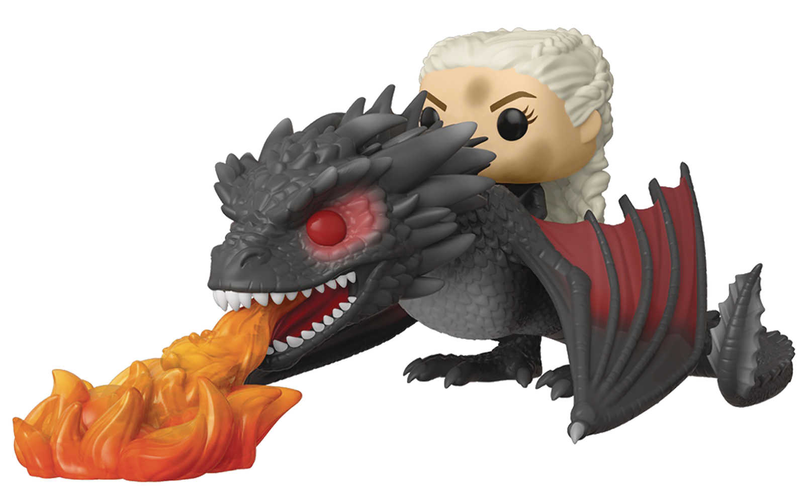 Pop Rides Game Of Thrones Daenerys On Fiery Drogon Vinyl Figure (