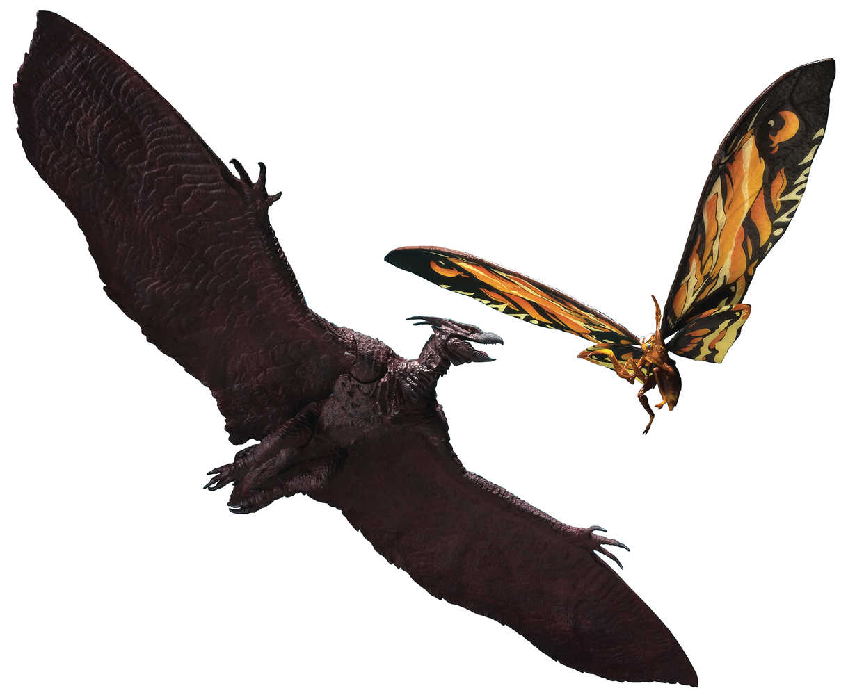 Godzilla 2019 Mothra & Rodan S.H. Monsterarts Action Figure Set  (