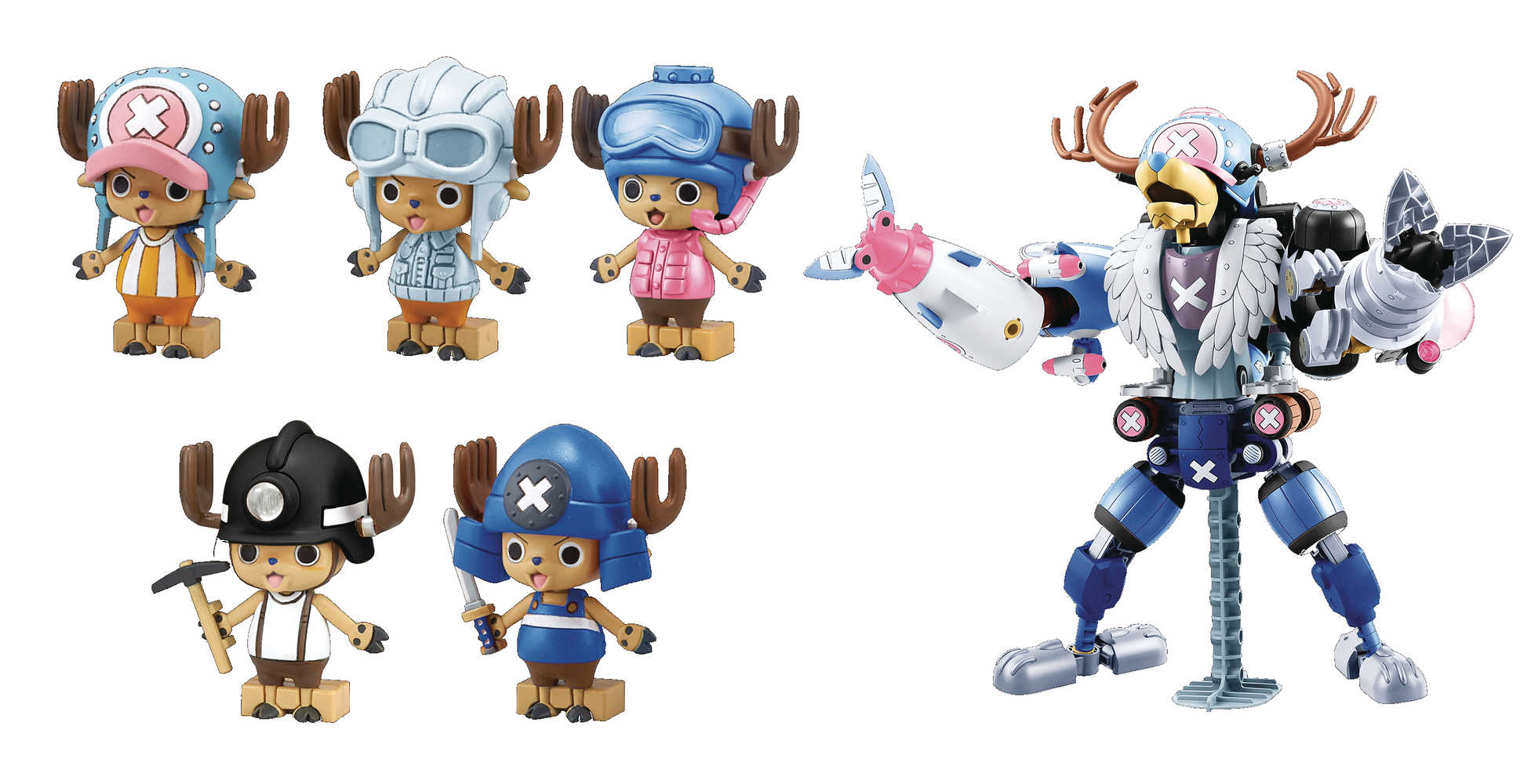 One Piece Chopper Robo One Piece Stampede Ver Model Kit Set (N