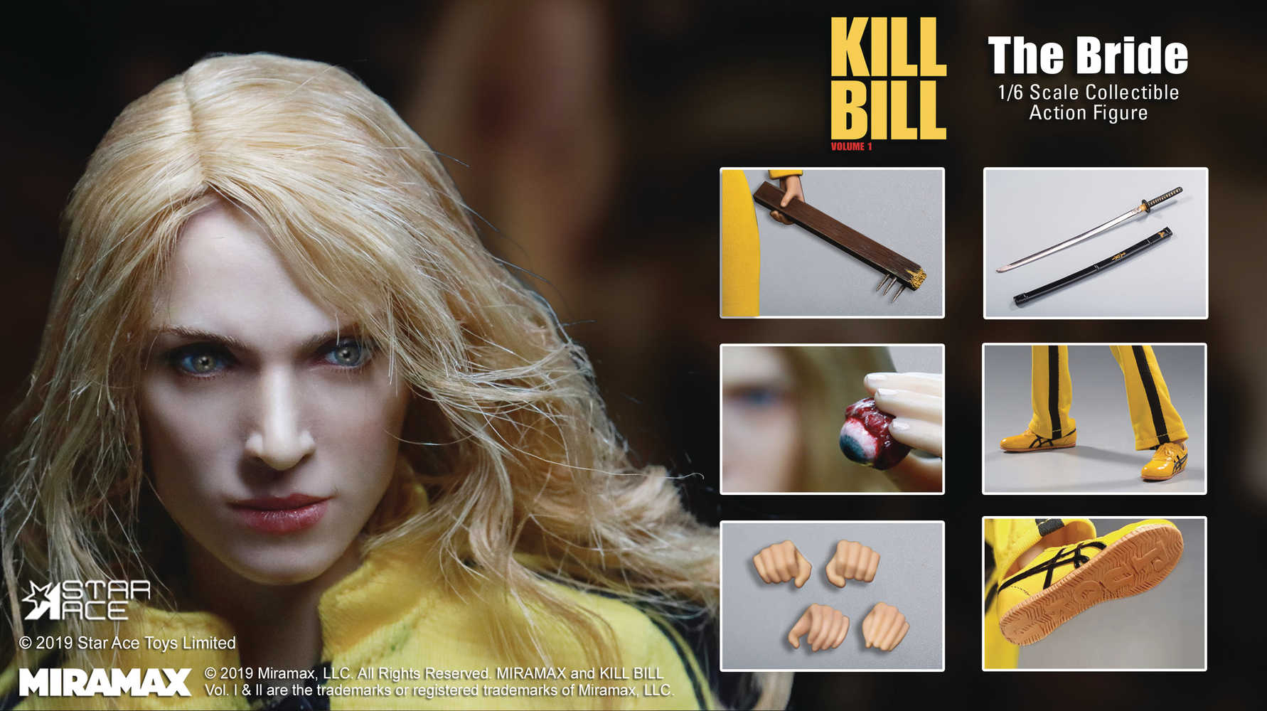 Kill Bill Volume 1 The Bride 1/6 Action Figure  