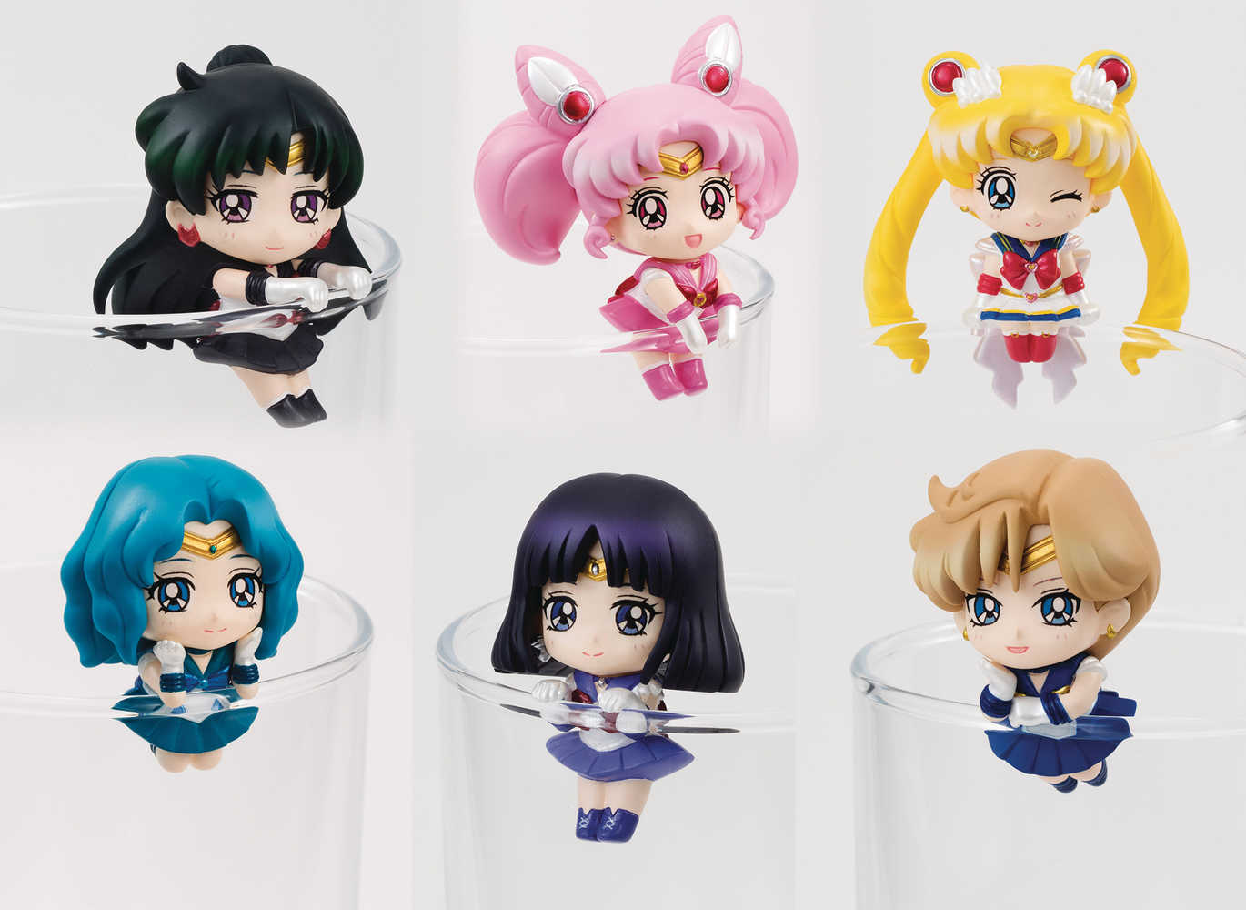 Sailor Moon Ochatomo Cosmic Heart Cafe Mini Figure 8 Pc Blind Mystery Box Display (