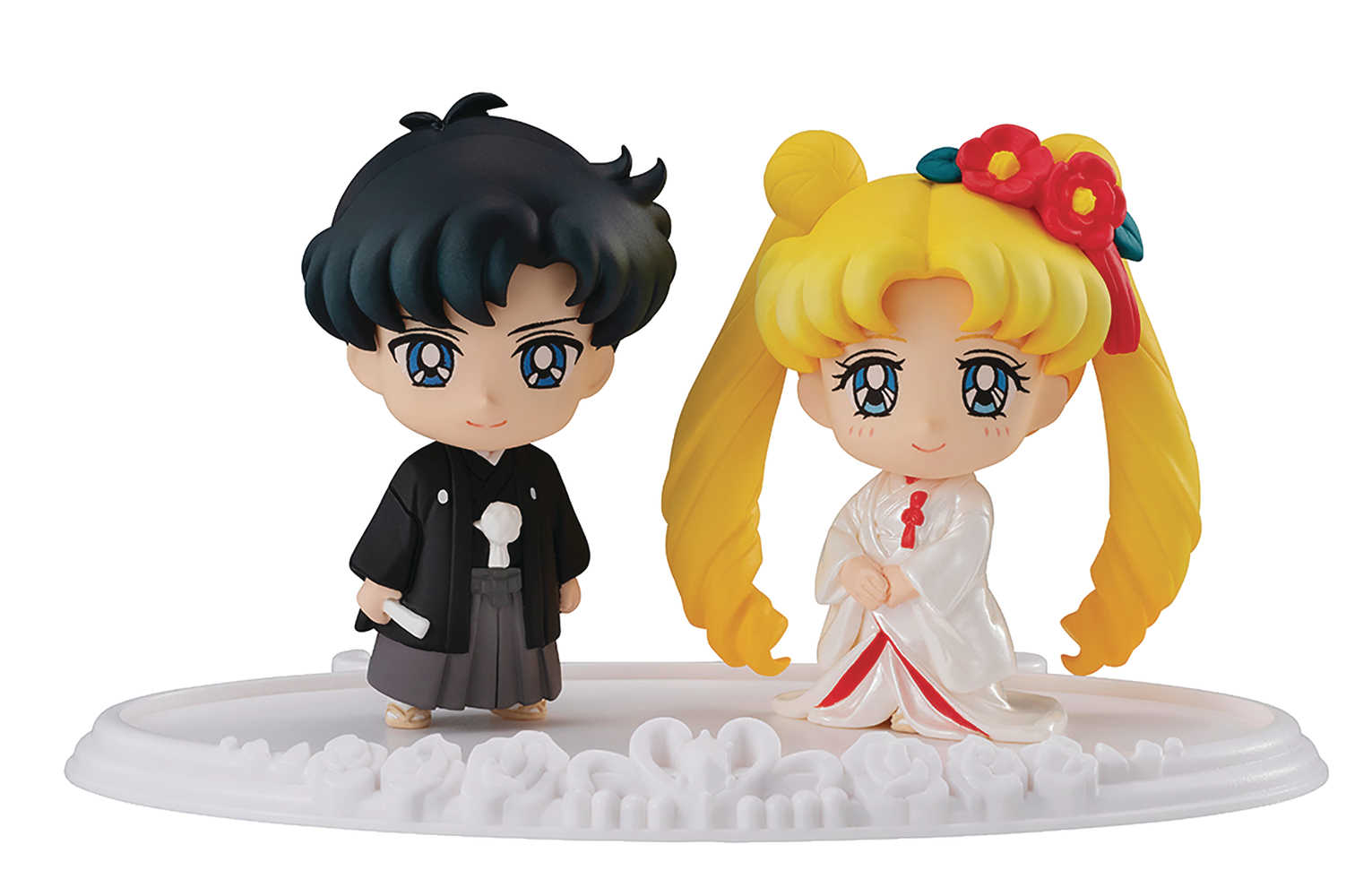 Sailor Moon Petit Chara 2 Pk Set Happy Japanese Wedding Ver (