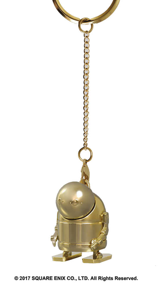 Nier Automata Machine Lifeform Metal Keychain Gold 