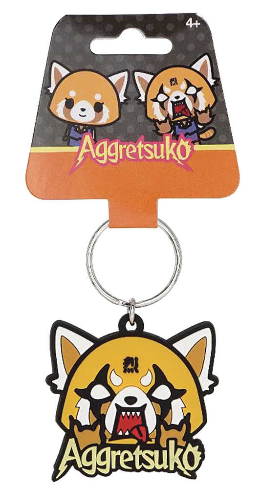 Sanrio Aggretsuko Soft Touch PVC Key Ring 