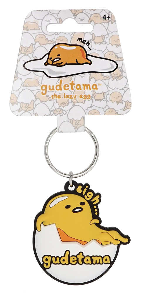 Sanrio Gudetama Soft Touch PVC Key Ring 