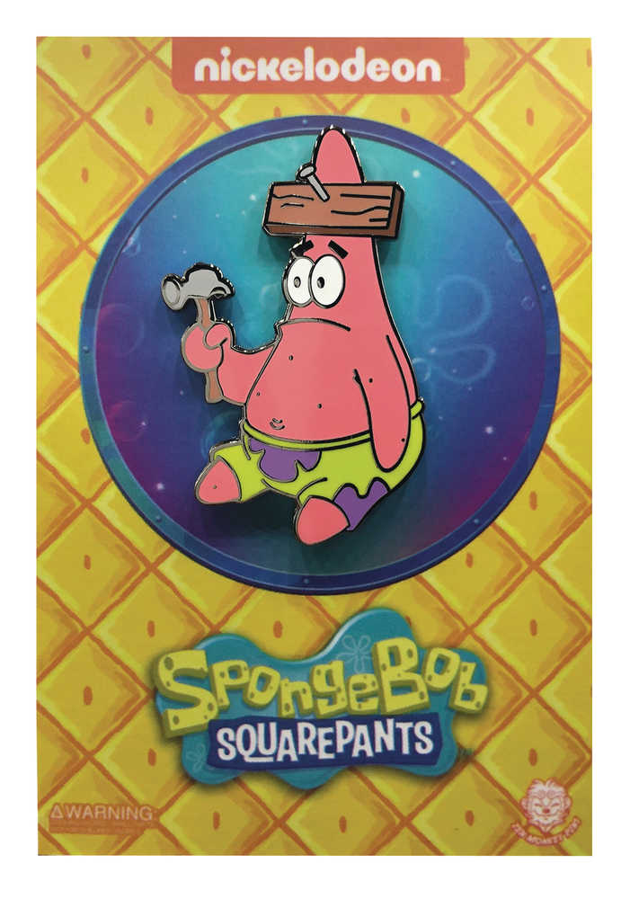 Spongebob Squarepants Nail In Head Patrick Pin 