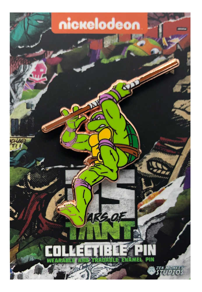 Teenage Mutant Ninja Turtles 35 Th Anniversary Limited Leaping Donatello Pin 