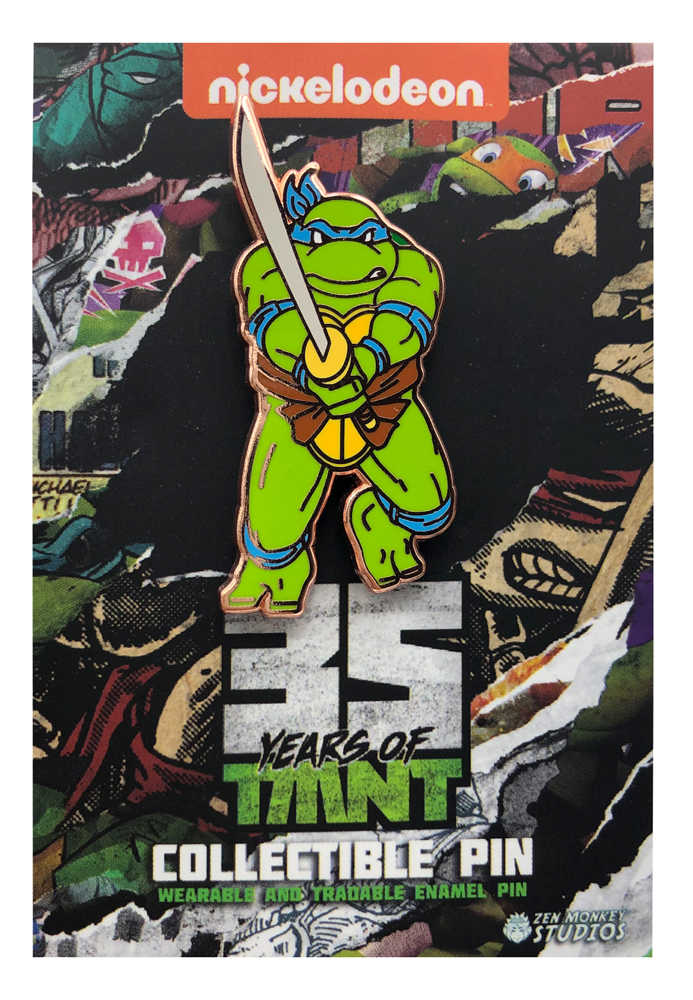 Teenage Mutant Ninja Turtles 35 Th Anniversary Limited Leaping Leonardo Pin 