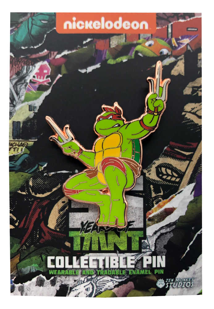 Teenage Mutant Ninja Turtles 35 Th Anniversary Limited Leaping Raphael Pin 