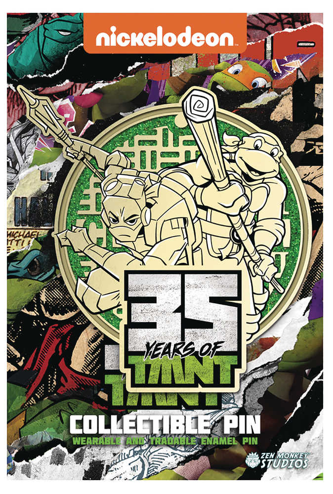 Teenage Mutant Ninja Turtles 35 Th Anniversary Old Meets New Donatello Pin 