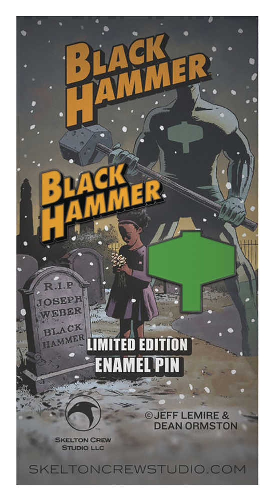 Black Hammer Logo & Emblem Limited Edition Enamel Pin Set 