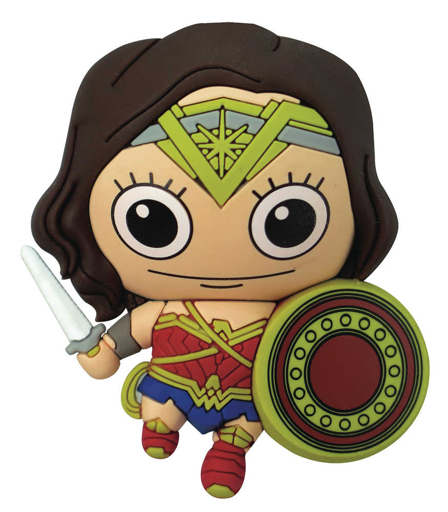 DC Heroes Wonder Woman 3 D Foam Magnet 