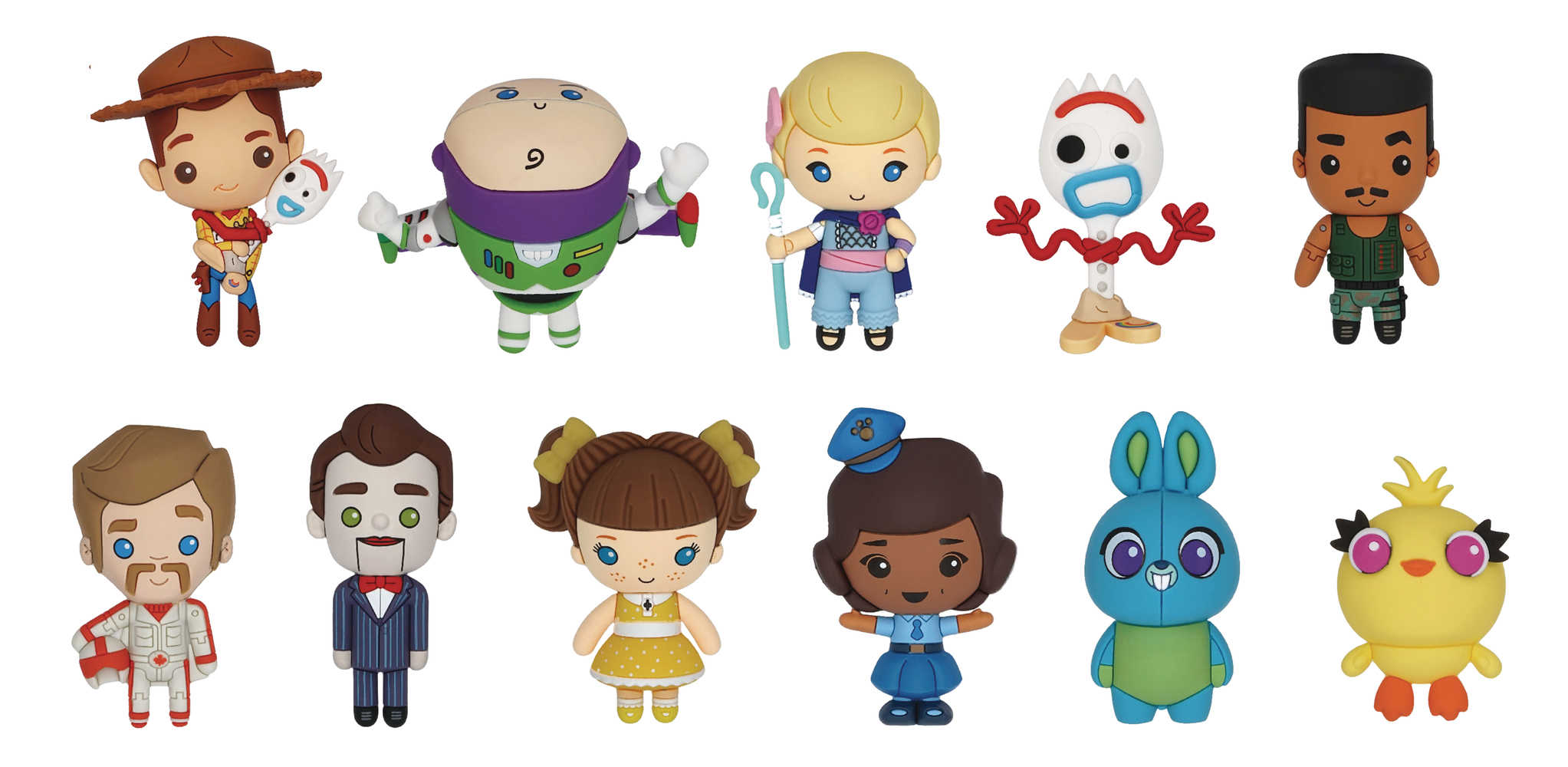 Toy Story 4 3 D Foam Bag Clips 24 Pc Blind Mystery Box Display 