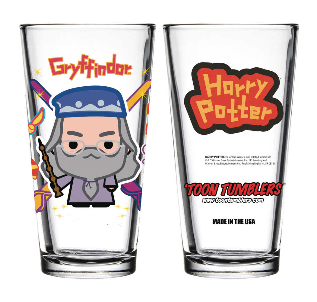 Toon Tumblers Harry Potter Charm Dumbledore Glass 