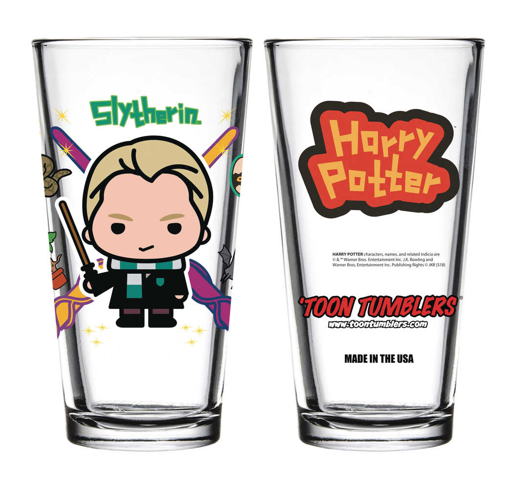Toon Tumblers Harry Potter Charm Draco Malfoy Glass 