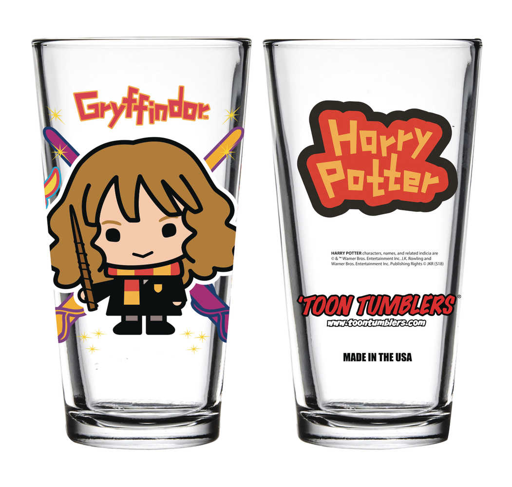 Toon Tumblers Harry Potter Charm Hermione Glass 