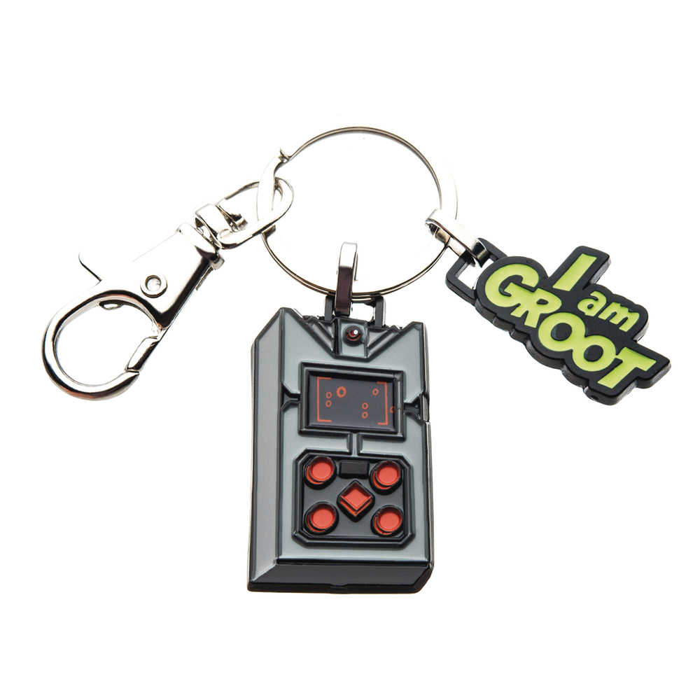Marvel Heroes I Am Groot Game Enamel Keychain 