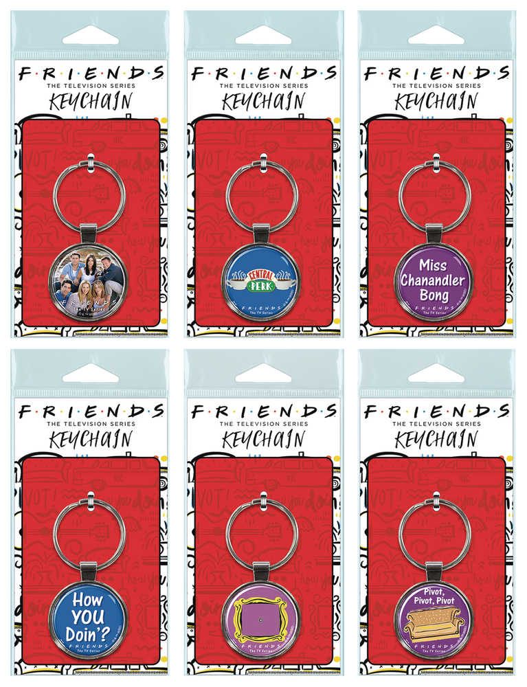Friends Keychain 36 Ct Assortment 