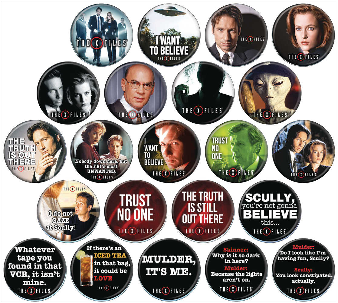 X Files 144 Pc Button Display 