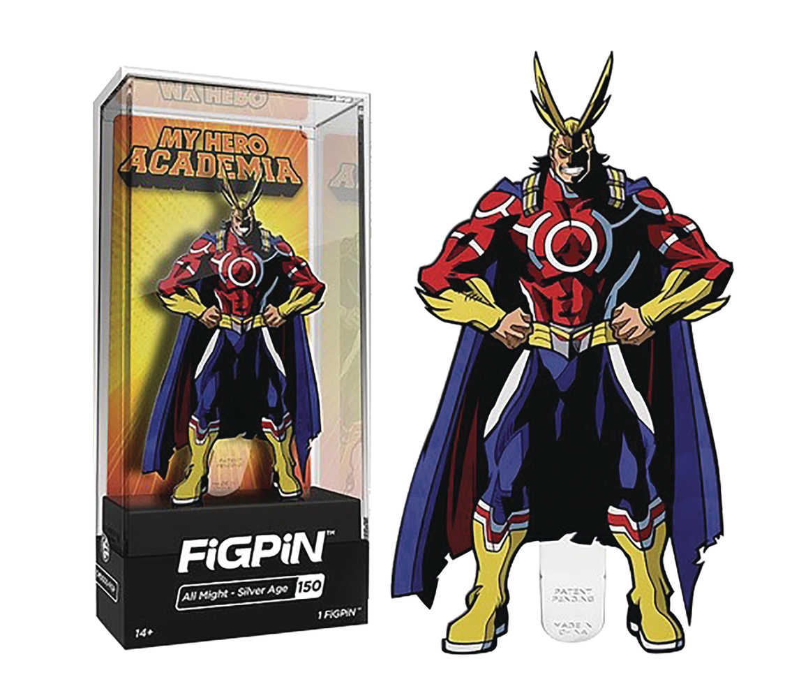Figpin My Hero Academia All Might Silver Age Pin 