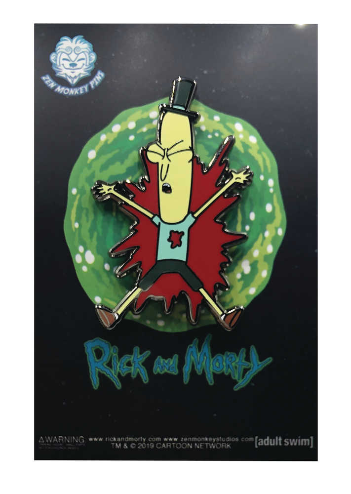 Rick And Morty Poopy Butthole Shot Pin 