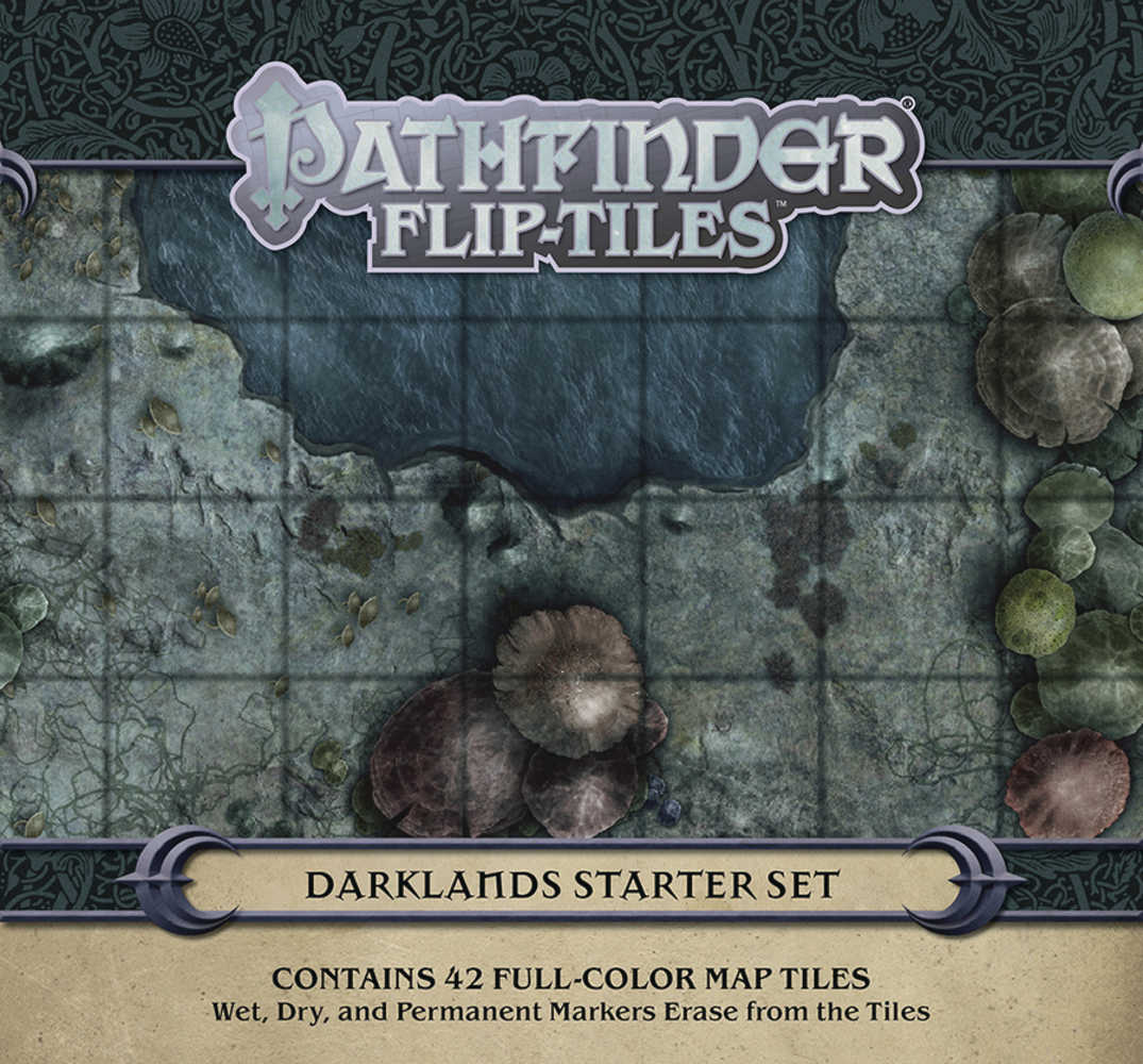 Pathfinder Role Playing Game Flip Tiles Darklands Starter Set