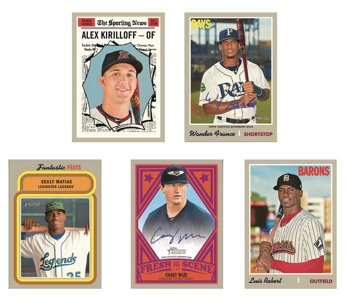Topps 2019 Heritage Minor League Baseball Trading Card Box  
