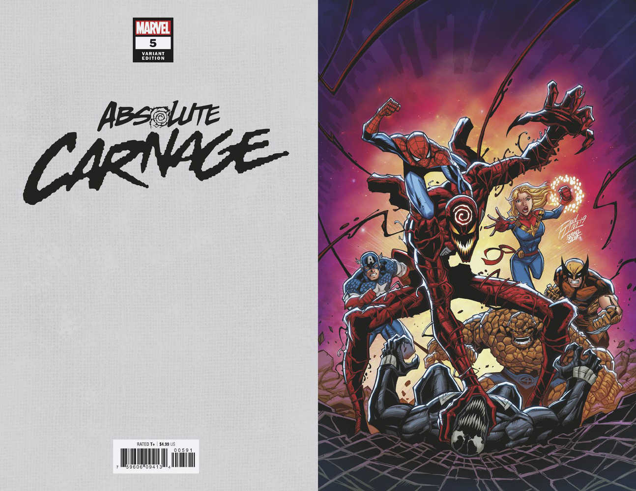 Absolute Carnage #5 (Of 5) Ron Lim Full Art Variant Ac