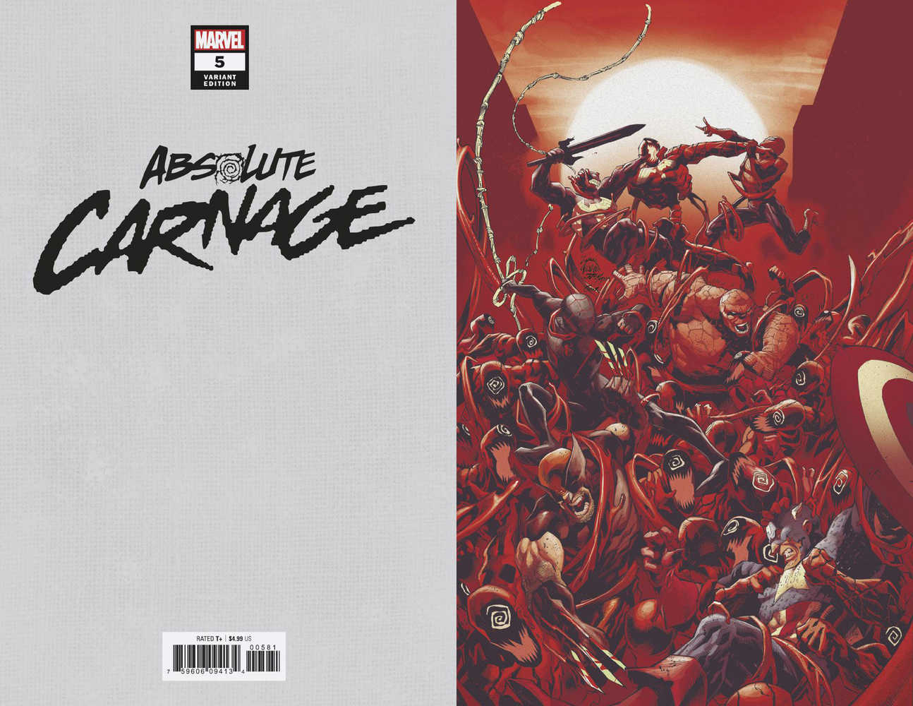 Absolute Carnage #5 (Of 5) Stegman Full Art Variant Ac