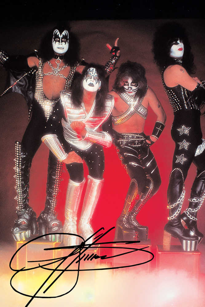 Kiss Zomibes #1 Gene Simmons Signed Virgin Photo Cover 
