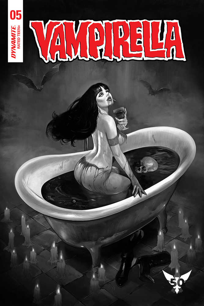 Vampirella #5 20 Copy Dalton Black & White Variant Edition