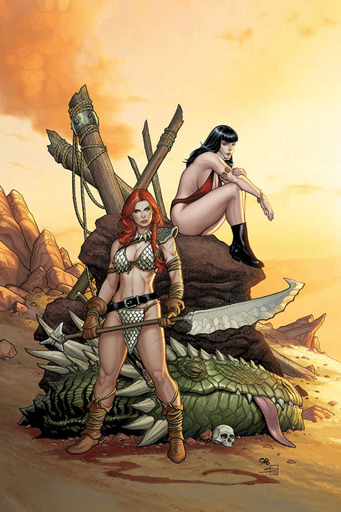 Vampirella Red Sonja #3 Cho & Rich Full Art Cover