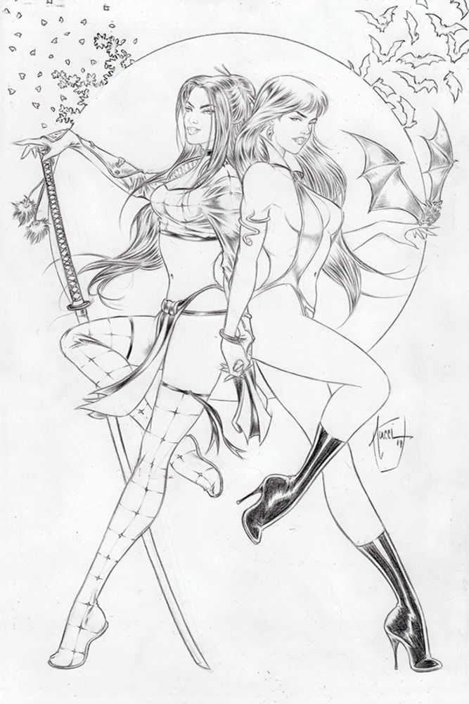 Vampirella #1 Tucci Exclusive Pure Pencil Edition