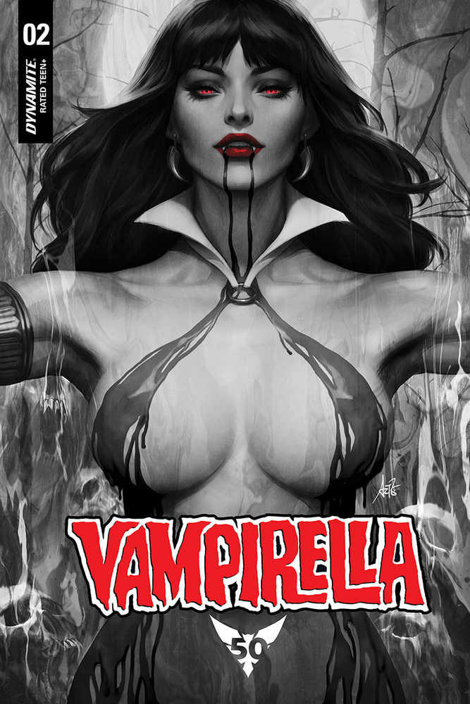 Vampirella #2 Artgerm Noir Variant With Dress