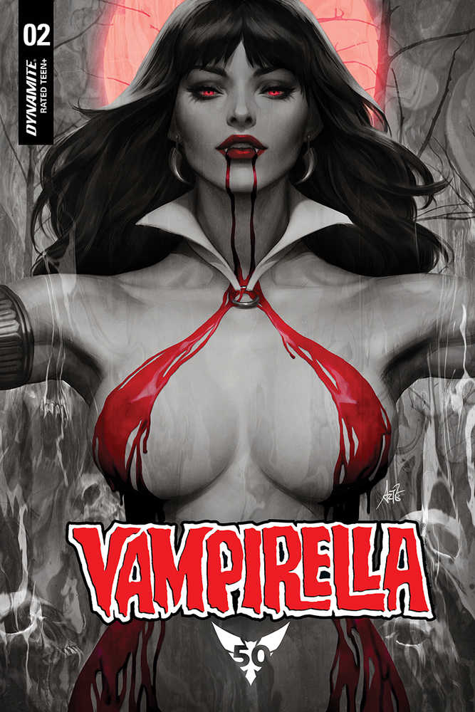 Vampirella #2 Artgerm Blood Moon Variant With Dress