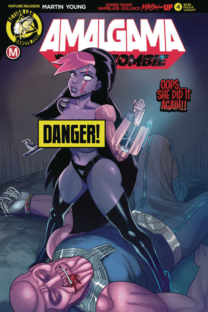 Amalgama Space Zombie #4 Cover B Young Risque (Mature)