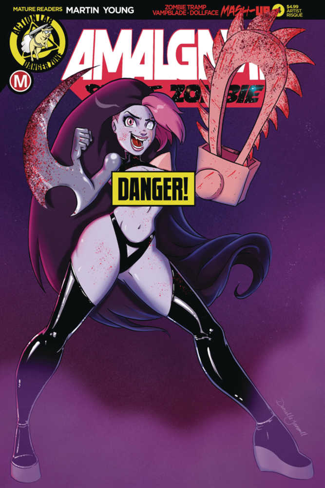 Amalgama Space Zombie #4 Cover F Gransaull Risque (Mature)