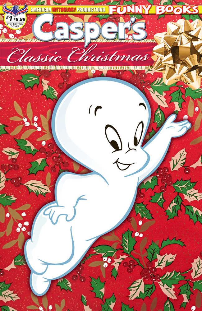 Casper Classic Christmas #1 Cover B Limited Edition Retro Animation