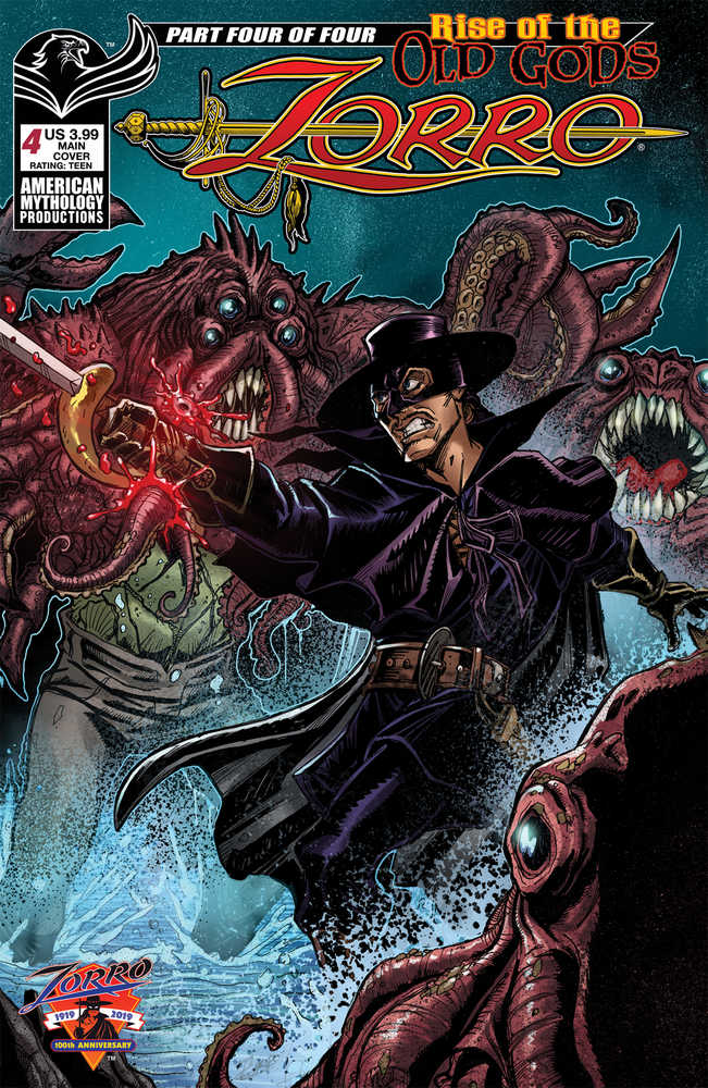 Zorro Rise Of The Old Gods #4 Cover A Calzada