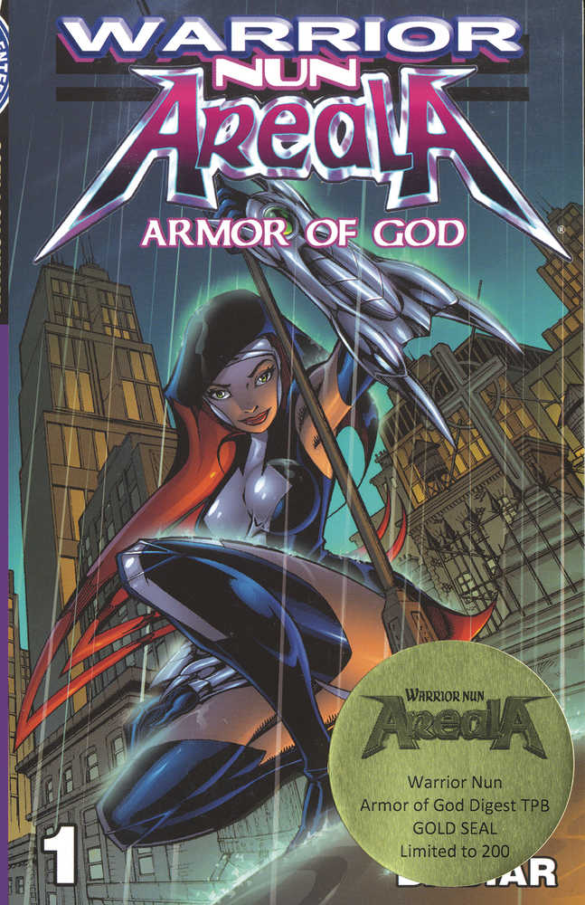 Warrior Nun Armor God Digest TPB Gold Seal Variant