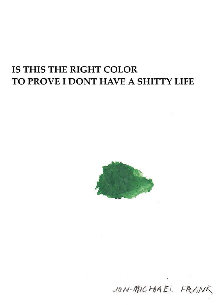 Is This Right Color To Prove Dont Have Shitty Life Graphic Novel (Mature) (