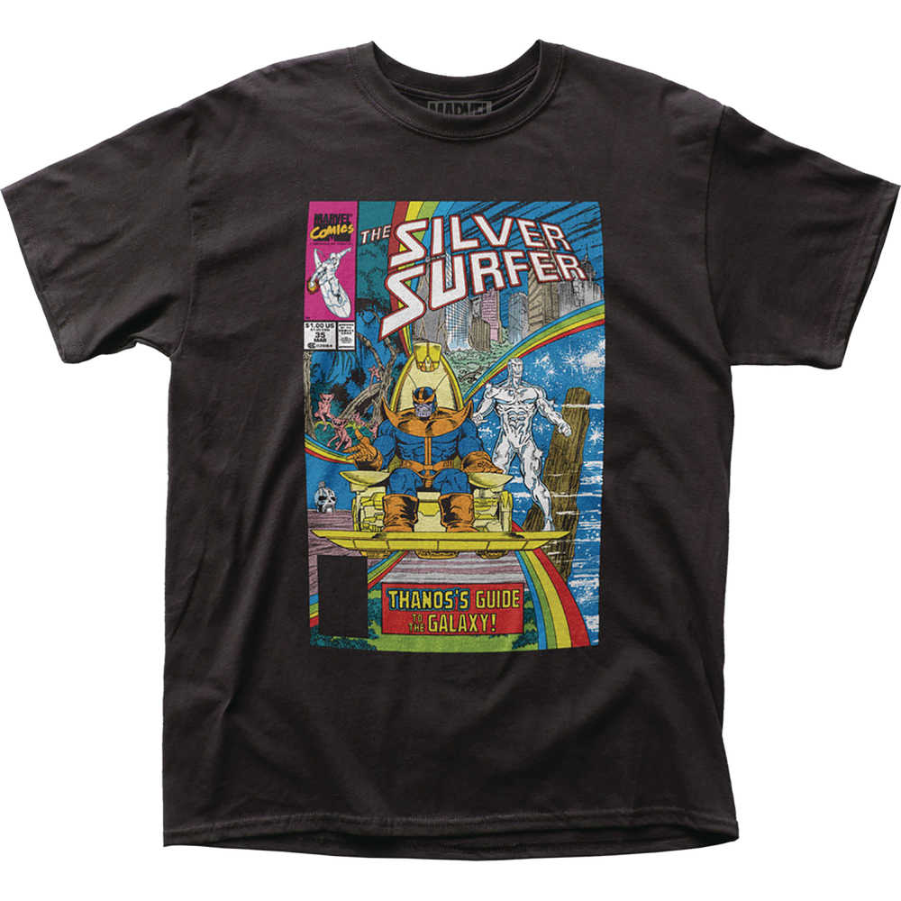 Marvel Heroes Silver Surfer Guide To The Galaxy T-Shirt LG 