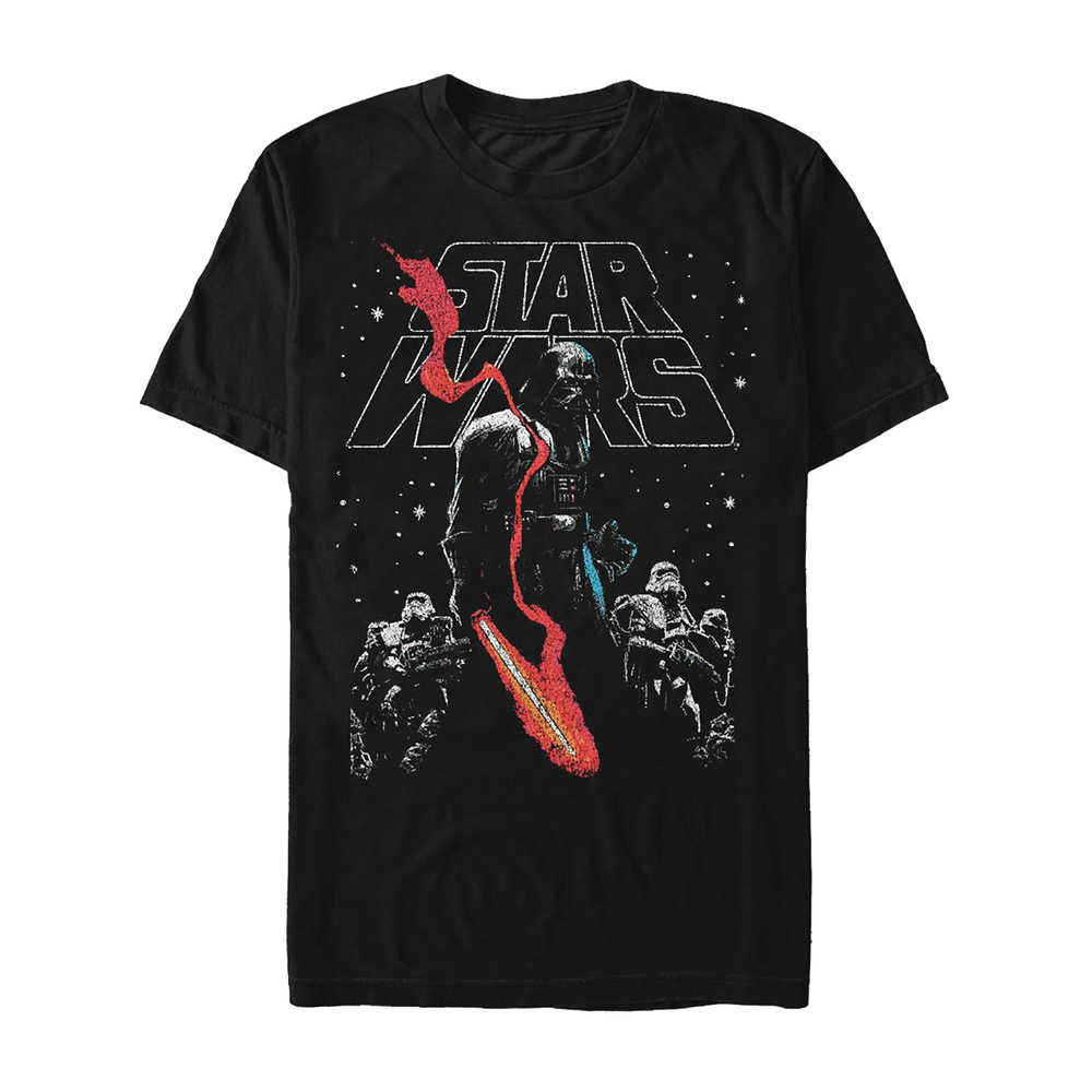 Star Wars Darth Vader Saber Smoke T-Shirt MED 