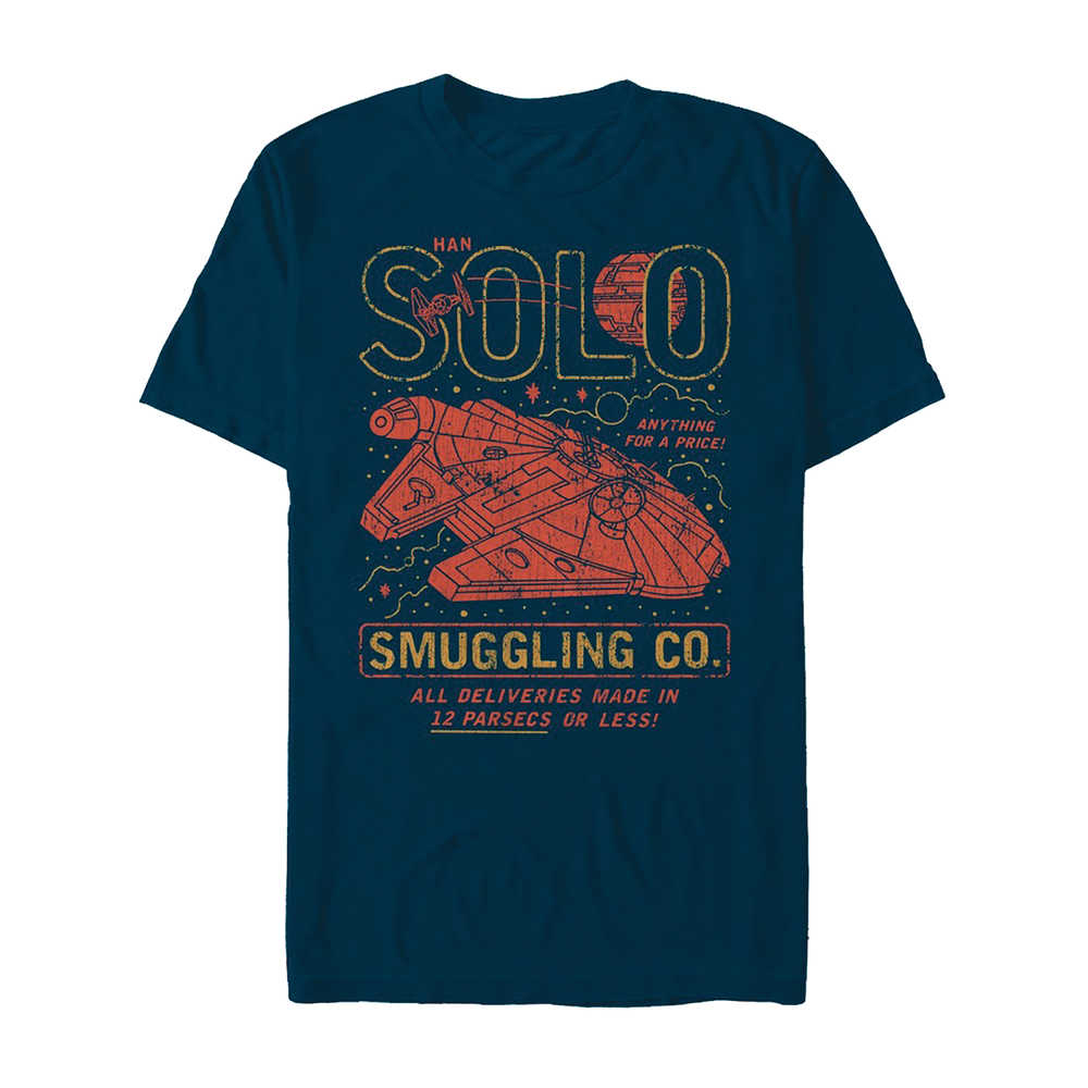 Star Wars Solo Smuggling Co T-Shirt LG 