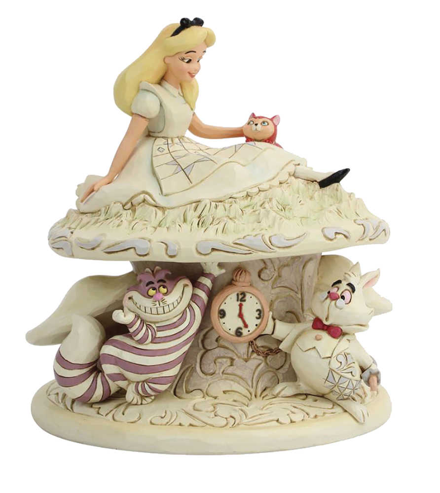 Disney Alice In Wonderland White Woodland Figure 