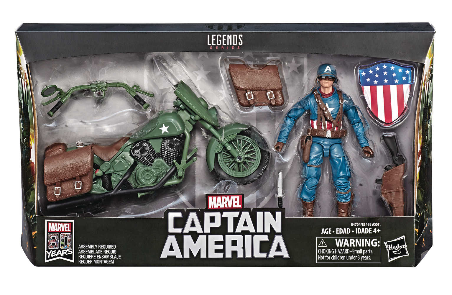 Marvel Legends 6 In Ultimate Captain America Action Figure Case  