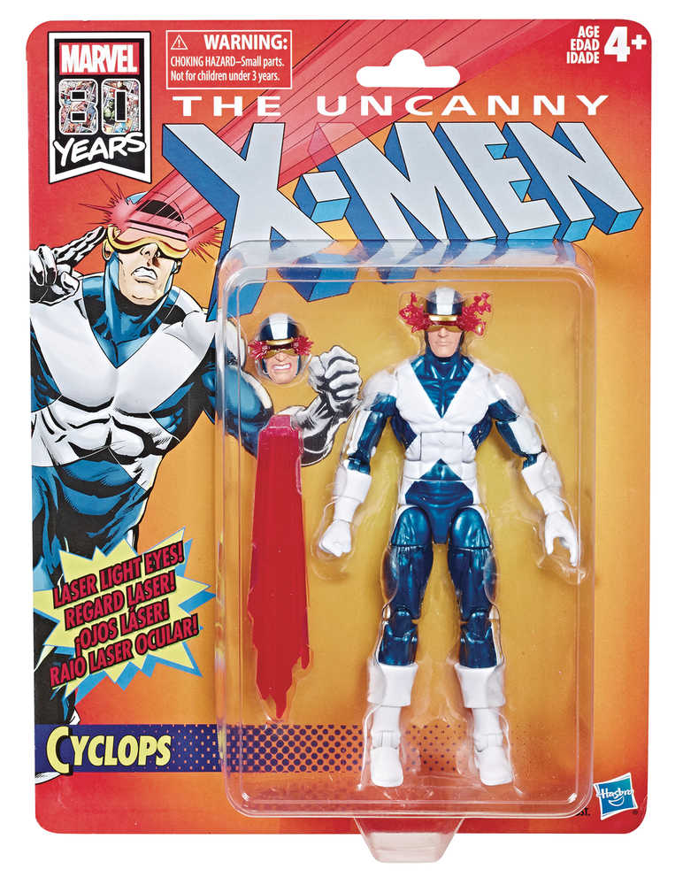 X-Men Legends Retro 6 In Cyclops Action Figure Case  