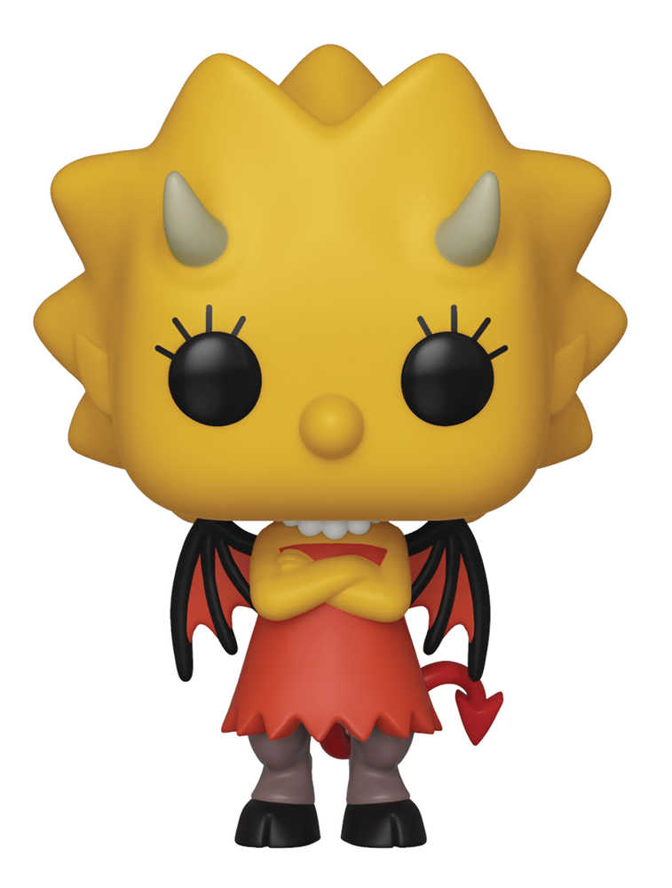 Pop Animation Simpsons Lisa As Devil Vinyl Figure 
